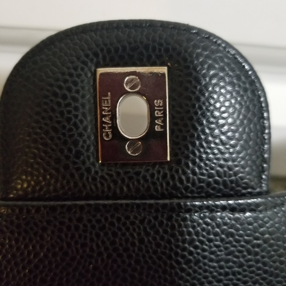 Chanel Clasic Caviar  double flap maxi purse - Picture 12 of 16